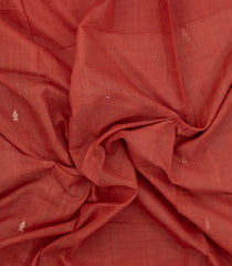 Rust Woven Kadappa Cotton Saree With Buttas-KN0755