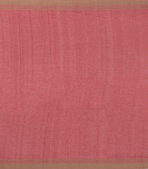 Red Handloom Bengal Cotton Saree With Bird Buttas-BG1605