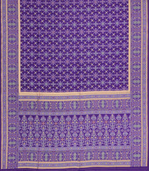 Purple Woven Art Dupion Saree With Tie & Dye Motifs-BL5901
