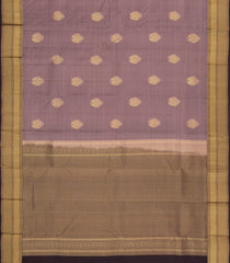Dusty Pink Woven Pure Silk Saree With Floral Buttas-KA15539