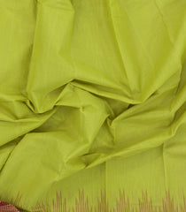 Light Green Handloom Rasipuram Cotton Saree With Contrast Border-RA2581