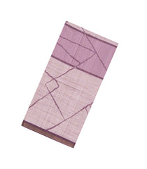 Lilac Printed Synthetic Tussar Saree With Zari Buttas-BL5361
