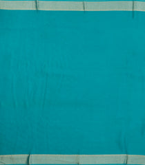 Turquoise Woven Mysore Silk Saree With Floral Motifs-MS3523