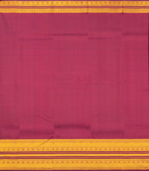 Pink Handloom Kanchipuram Silk Saree With Floral Motifs-KA14868