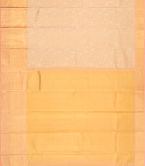 Cream Woven Tissue Silk Saree With Floral Zari Motifs-KA15557