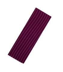 Burgundy Woven Mysore Silk Saree With Zari Stripes-MS3449