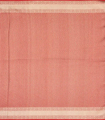 Brown Handloom Organza Satin Soft Silk Saree With Floral Vine Motifs-SO4074