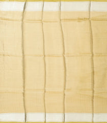Gold Woven Banarasi Organza Silk Saree With Zari Stripes-BE1415