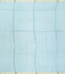 Turquoise Handloom Kota Silk Saree With Bird Motifs-KO1041