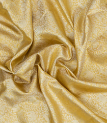 Gold Handloom Tissue Kanchipuram Silk Saree With Vanasingaram Motifs-KA15635