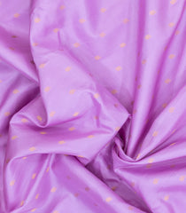 Lavender Handloom Gadwal Silk Saree With Buttas & Contrast Border-GA0432