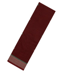 Maroon Handloom Kanchi Cotton Saree With Kamalam Buttas-KC1627