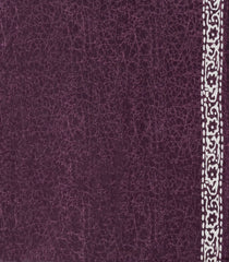 Burgundy Printed Jaipur Cotton Saree With Abstract Motifs-JC1528