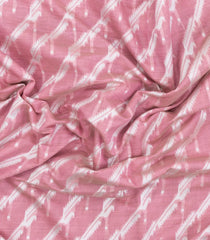 Light Peach Woven Art Linen Saree With Floral Motifs-BL5658