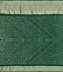 Light Green Woven Bandhej Crepe Saree With Zari Border-PS0650