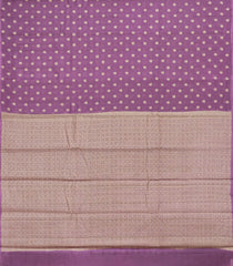 Lilac Woven Tussar Silk Saree With Floral Buttas-TU3432