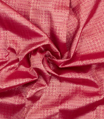 Pink Handloom Kanchipuram Bridal Silk Saree With Zari Motifs-KA16269