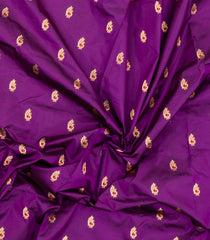 Purple Paithani Silk Saree With Meena Butta & Contrast Pallu-PA1137