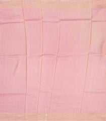 Dusty Pink Handloom Banarasi Tissue Silk Saree With Stripes-BE1569