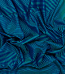 Blue Handloom Soft Silk Saree With Stripes & Border-SO4547