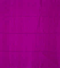 Magenta Handloom Soft Silk Saree With Stripes & Floral Motifs-SO4194