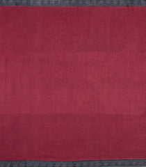 Crimson Printed Pure Silk Saree With Floral Motifs-PS0769