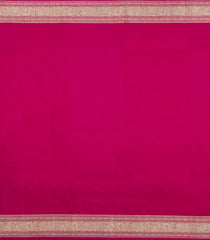 Pink Kanchipuram Silk Saree With Floral Zari Buttas-KA14914