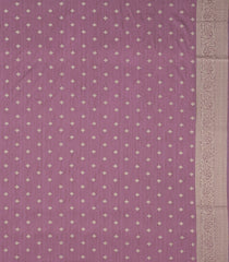 Lilac Woven Art Dupion Saree With Floral Zari Buttas-BL5944