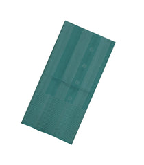 Shadow Green Handloom Soft Silk Saree With Stripes & Floral Motifs-SO4588