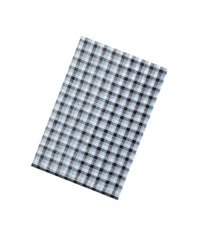Grey Woven Linen Saree With Checks-LI0709