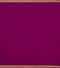 Yellow Woven Mysore Silk Saree With Contrast Magenta Border-MS3241
