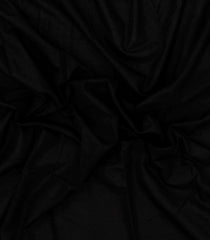 Black Woven Chirala Cotton Saree With Contrast Border-CR1401