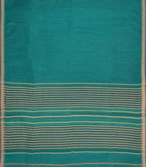 Cyan Woven Tussar Silk Saree With Thread work Border-TU3522