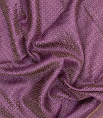 Lilac Woven Tussar Silk Saree With Wave Motifs & Zari Border-TU3542
