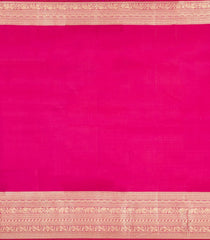 Pink Handloom Kanchipuram Silk Saree With Zari Checks & Buttas-KA16333