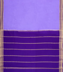 Lavender Woven Mysore Silk Saree With Contrast Border-MS3853