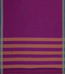 Purple Woven Chirala Cotton Saree With Narayanapet Border-CR1445