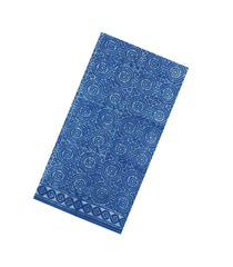 Indigo Printed Jaipur Cotton Saree With Border-JC1837