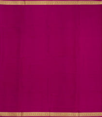 Burgundy Woven Mysore Silk Saree With Contrast Zari Border-MS3613