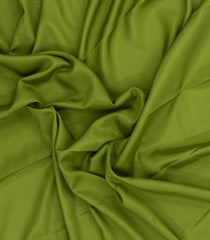Leafy Green Woven Mysore Silk Saree With Zari Border-MS3628