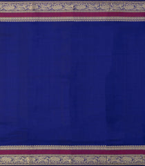 Purple Handloom Kanchipuram Silk Saree With Buttas-KA15135