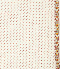 Off White Printed Jaipur Cotton Saree With Border-JC1840