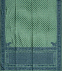 Green Woven Art Dupion Silk Saree With Floral Motifs-BL3909