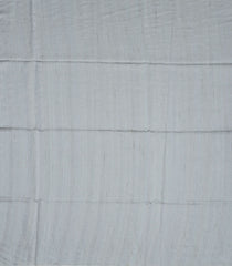 Grey Woven Blended Dupion Saree With Embroidered Cow Motifs-BL3850