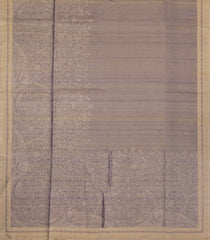Lilac Printed Synthetic Tussar Saree With Floral Motifs-BL5384