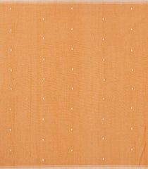 Sandal Handloom Bengal Cotton Saree With Coin Buttas-BG1611
