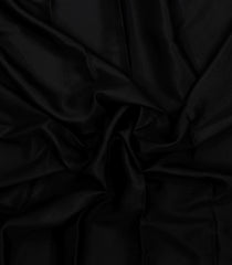 Black Woven Mysore Silk Saree With Contrast Border-MS3751