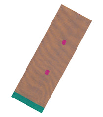 Dark Beige Woven Chettinad Cotton Saree With Buttas-CN1865