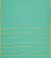 Aquamarine Woven Mysore Silk Saree With Zari Border-MS3479