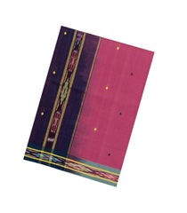 Chesnutt Pink Woven Kadappa Cotton Saree With Buttas-KN0729